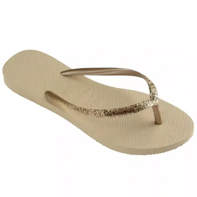 Havaianas 4146975 Slim Glitter Ii Parmak Arası Bej Kadın Terlik - havaianas (1)