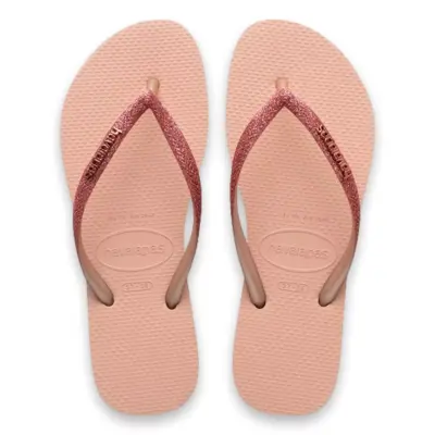 Havaianas 4146975 Slim Glitter Ii Parmak Arası Pembe Kadın Terlik 