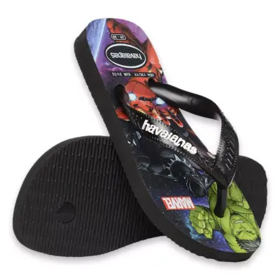Havaianas 4148300 Kids Top Marvel Ii Parmak Arası Siyah Erkek Çocuk Terlik - 5