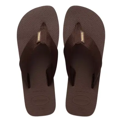 Havaianas 4148427 Urban Basic Material Parmak Arası Kahverengi Erkek Terlik - 1