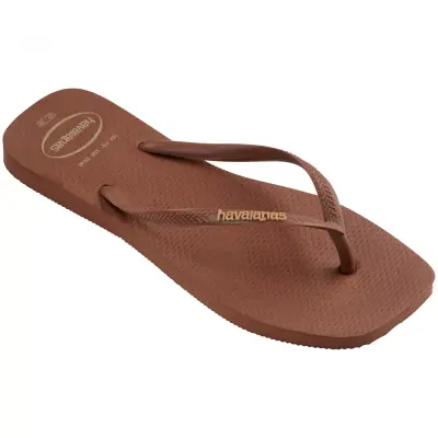 Havaianas 4148959 Square Logo Pop U Kare Burun Parmak Arası Kiremit Kadın Terlik - havaianas (1)