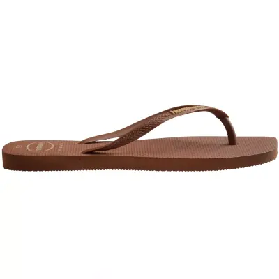 Havaianas 4148959 Square Logo Pop U Kare Burun Parmak Arası Kiremit Kadın Terlik - 3