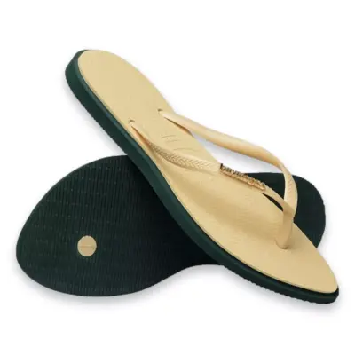 Havaianas 4149584 Sslim Point Parmak Arası Bej Kadın Terlik - 5