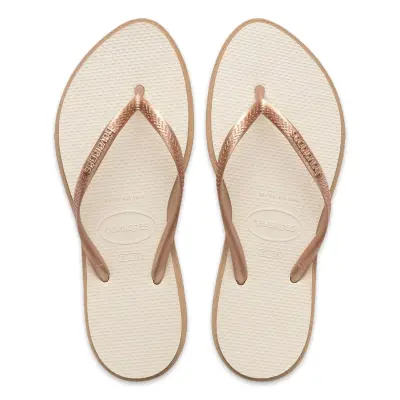 Havaianas 4149584 Sslim Point Parmak Arası Bronz Kadın Terlik - 1