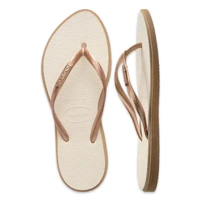 Havaianas 4149584 Sslim Point Parmak Arası Bronz Kadın Terlik - 4