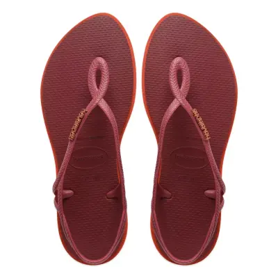 Havaianas 4149921 Luna Point Bordo Kadın Sandalet - 1
