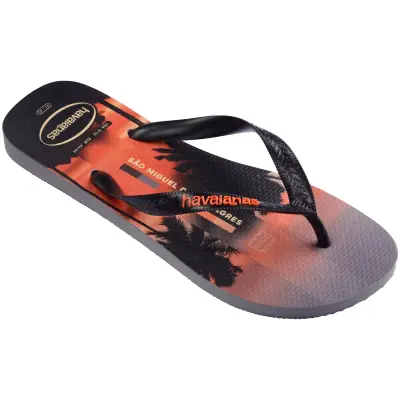 Havaianas 4149971 Top Surfer I Parmak Arası Siyah-Kırmızı Unisex Terlik - havaianas (1)