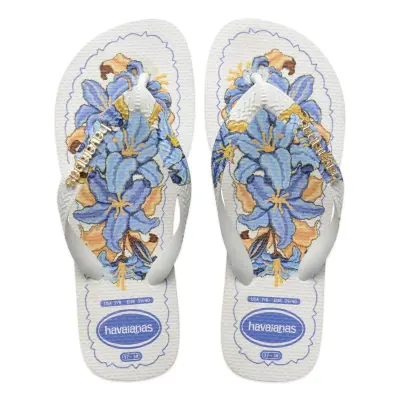 Havaianas 4150170 Top Tropicalia Vibes Ii Fc Parmak Arası Beyaz Kadın Terlik - 1