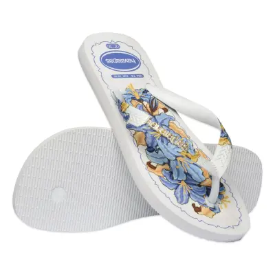 Havaianas 4150170 Top Tropicalia Vibes Ii Fc Parmak Arası Beyaz Kadın Terlik - 4