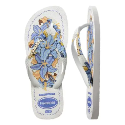 Havaianas 4150170 Top Tropicalia Vibes Ii Fc Parmak Arası Beyaz Kadın Terlik - 5