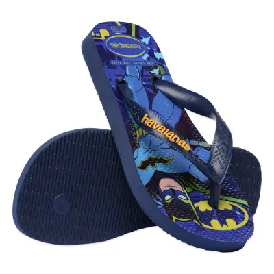 Havaianas 4150291 Kids Top Warner Parmak Arası Lacivert Erkek Çocuk Terlik - 4