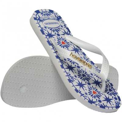 Havaianas 4150742 Top Ginga Sao Luis Parmak Arası Beyaz Kadın Terlik - 4