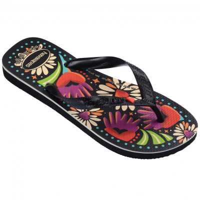 Havaianas 4150745 Top Ginga Begonia Parmak Arası Siyah Kadın Terlik - havaianas (1)