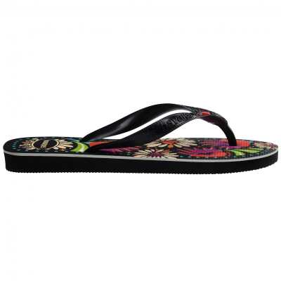 Havaianas 4150745 Top Ginga Begonia Parmak Arası Siyah Kadın Terlik - 3