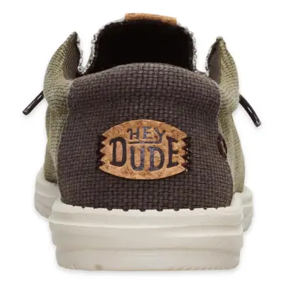 Hey Dude 40003 Wally Braided Haki Erkek Ayakkabı - 4
