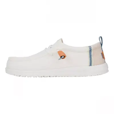 Hey Dude 43086 Wally Craft Linen Beyaz Erkek Ayakkabı - 1