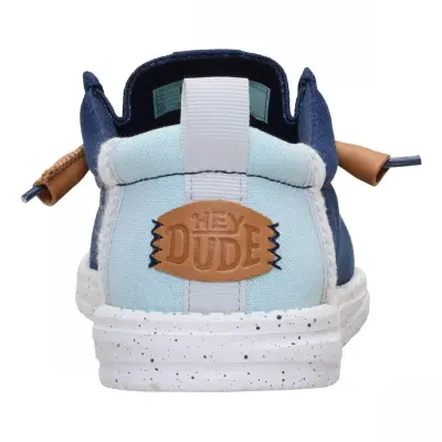 Hey Dude 43086 Wally Craft Linen Lacivert Erkek Ayakkabı - 4