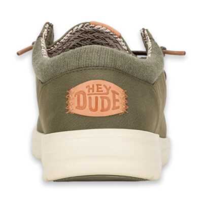 Hey Dude 43352 Paul Classic Water Repellant Haki Erkek Ayakkabı - 4