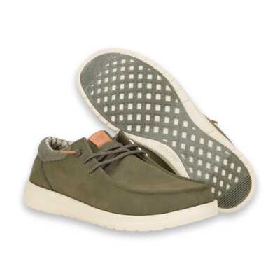 Hey Dude 43352 Paul Classic Water Repellant Haki Erkek Ayakkabı - 5