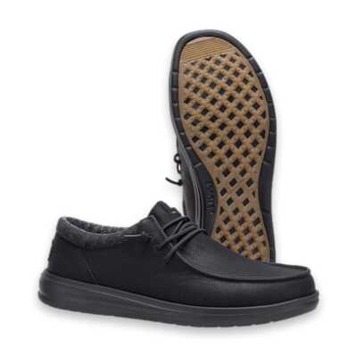 Hey Dude 43352 Paul Classic Water Repellant Siyah Erkek Ayakkabı - 5