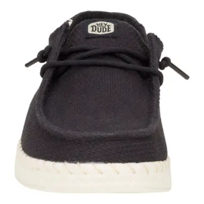 Hey Dude 43681 Wendy Espadrille Woven Siyah Kadın Ayakkabı - 3