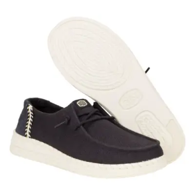 Hey Dude 43681 Wendy Espadrille Woven Siyah Kadın Ayakkabı - 5