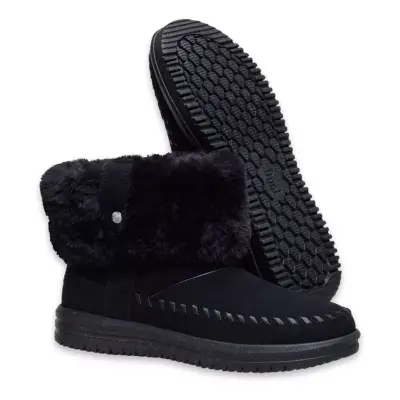 Hey Dude 44283 Camden Cuff Classic Cozy Siyah Kadın Bot - 5