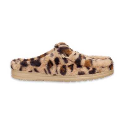 Hey Dude 44714 Wendy Slipper Leo Fur Kahverengi Kadın Terlik - HEY DUDE (1)