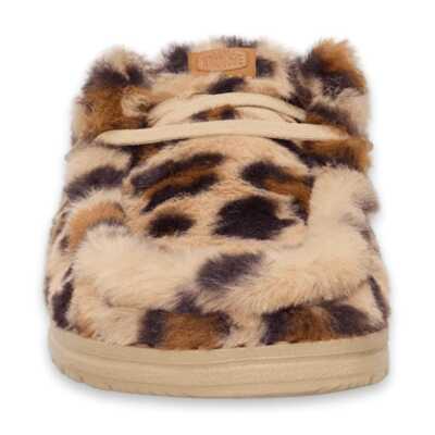 Hey Dude 44714 Wendy Slipper Leo Fur Kahverengi Kadın Terlik - 3
