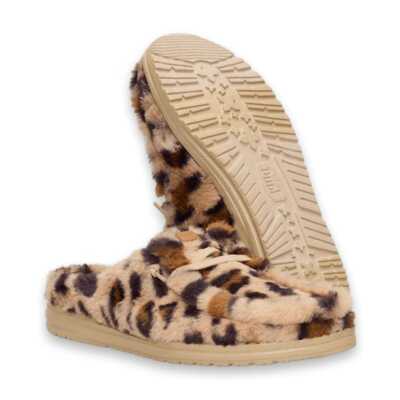 Hey Dude 44714 Wendy Slipper Leo Fur Kahverengi Kadın Terlik - 5