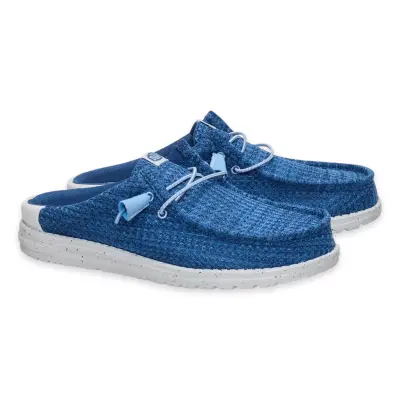 Hey Dude 45147 Wally Slip Multi Mesh Mavi Erkek Terlik - HEY DUDE (1)