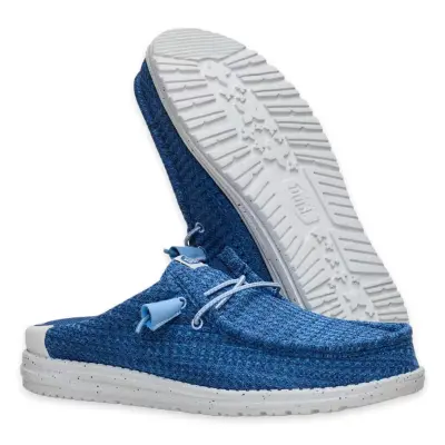 Hey Dude 45147 Wally Slip Multi Mesh Mavi Erkek Terlik - 5