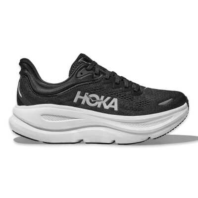 Hoka 1162011 M Bondi 9 Koşu Siyah-Beyaz Erkek Spor Ayakkabı - HOKA