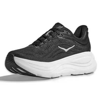 Hoka 1162011 M Bondi 9 Koşu Siyah-Beyaz Erkek Spor Ayakkabı - 3