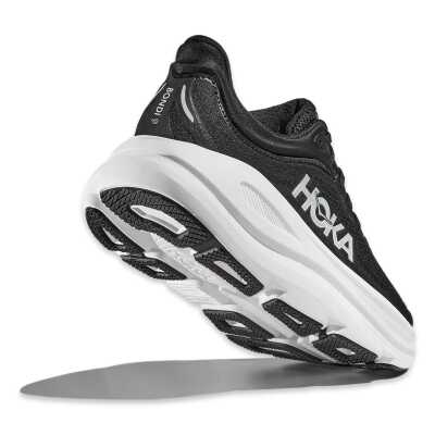 Hoka 1162011 M Bondi 9 Koşu Siyah-Beyaz Erkek Spor Ayakkabı - 4