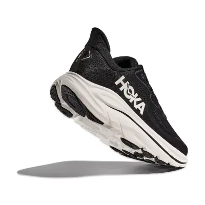 Hoka 1162030 M Clifton 10 Koşu Siyah-Beyaz Erkek Spor Ayakkabı - 5