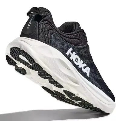 Hoka 1171933 Gaviota 6 Koşu Siyah-Beyaz Unisex Spor Ayakkabı - 5