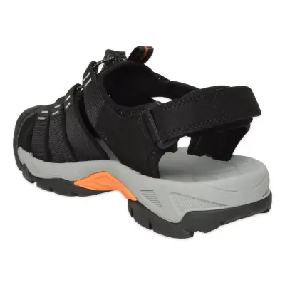 Humtto 710445A 152-19285 Outdoor Siyah Erkek Sandalet - 4