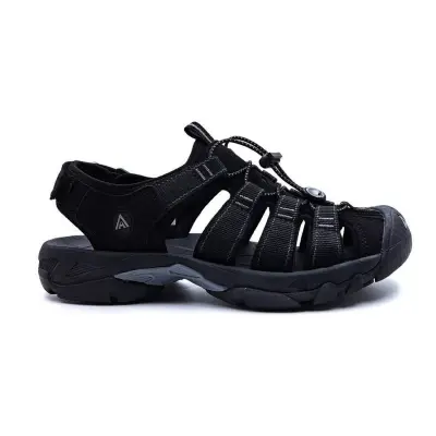 Humtto 710445A 152-19285 Outdoor Siyah Erkek Sandalet - 1