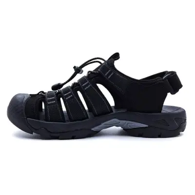 Humtto 710445A 152-19285 Outdoor Siyah Erkek Sandalet - 2
