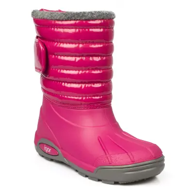 Igor 10168K Topo Ski Charol Fuşya Kız Çocuk Çizme - 1