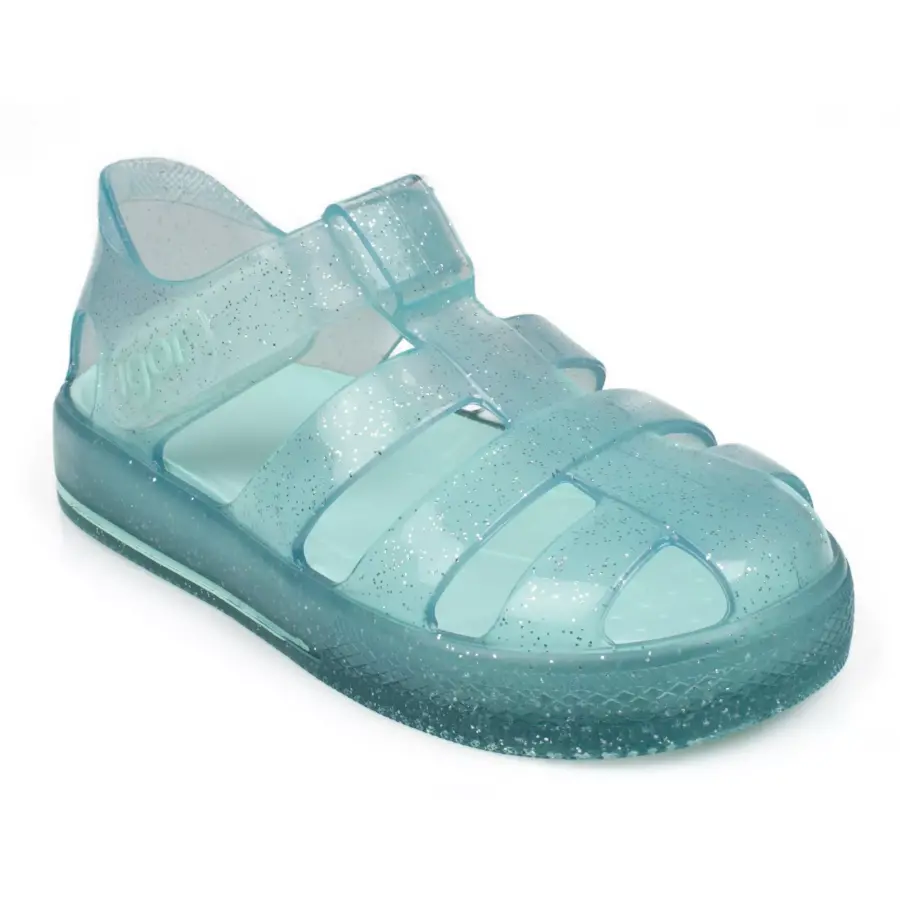 Igor 10265 K Star Glitter Mavi Kız Çocuk Sandalet - 1