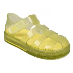 Igor 10265 K Star Glitter Sarı Kız Çocuk Sandalet 