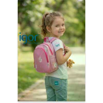 Igor Bp10001 Creche Pembe-Beyaz Unisex Çanta - 4