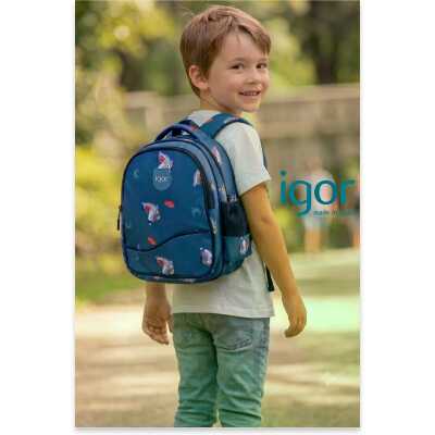 Igor Bp10002 Dame Mavi Unisex Okul Çanta - 5