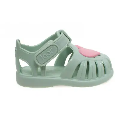 Igor S10310 Tobby Gloss Love Yeşil Çocuk Sandalet - 2