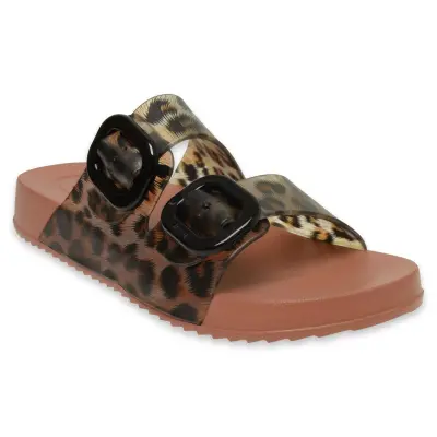 Igor S10336Z Habana Brillo Leo Kahverengi Kadın Terlik - 1