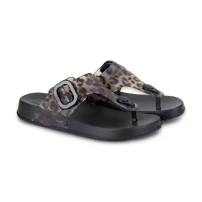 Igor S10362 Bari Leo Parmak Arası Siyah Kadın Terlik - Igor (1)