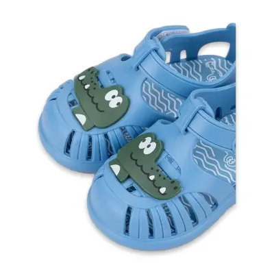 Igor S10371 Tobby Croco Mavi Çocuk Sandalet - 4