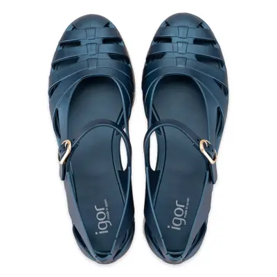 Igor S10375 Paris Metal Mavi Kadın Sandalet - 3